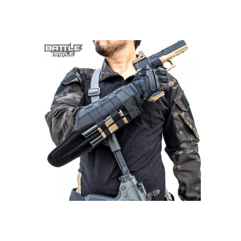 Laylax Battle Style Gauntlet (Black) | Airsoft Megastore